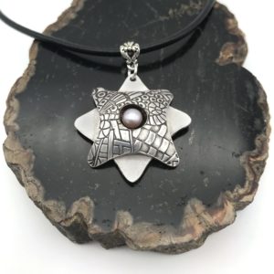 Starlight Silver Pearl Necklace