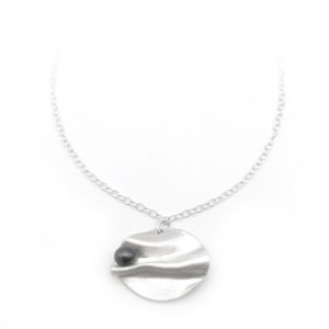 Fold Form Pearl Necklace